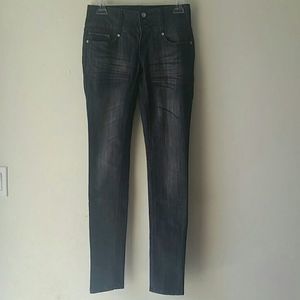 Ladies black denim
